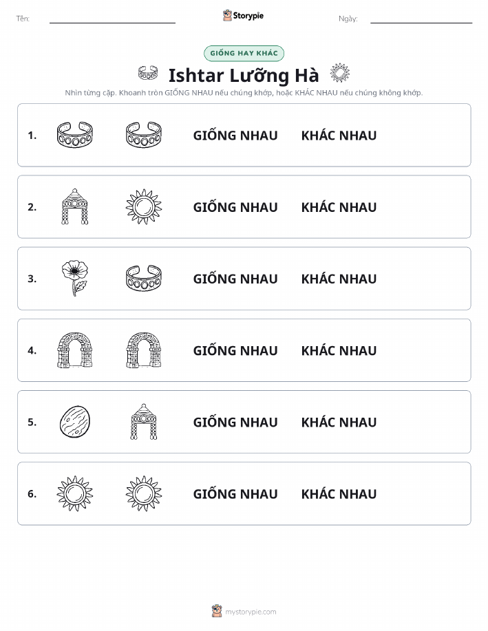 Giống Hay Khác