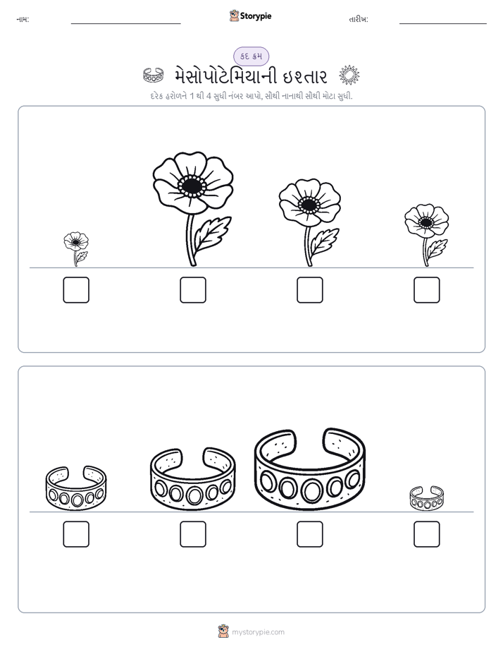 આકાર ક્રમ