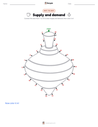 Supply and demand printable worksheet preview