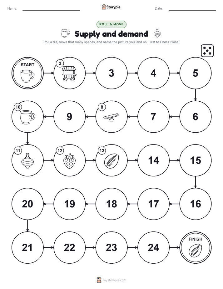 Roll & Move Game