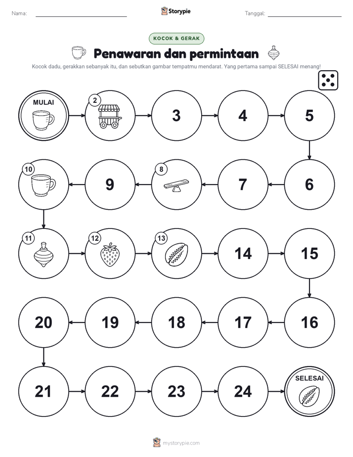 Permainan Gulung & Pindah
