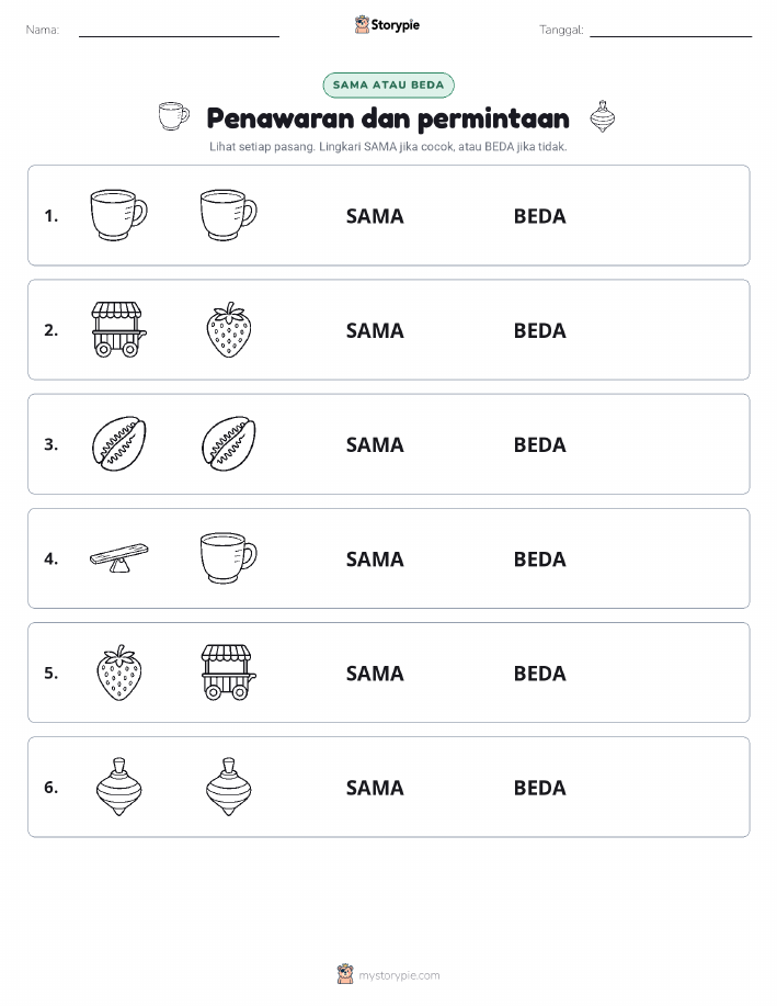 Sama atau Berbeda