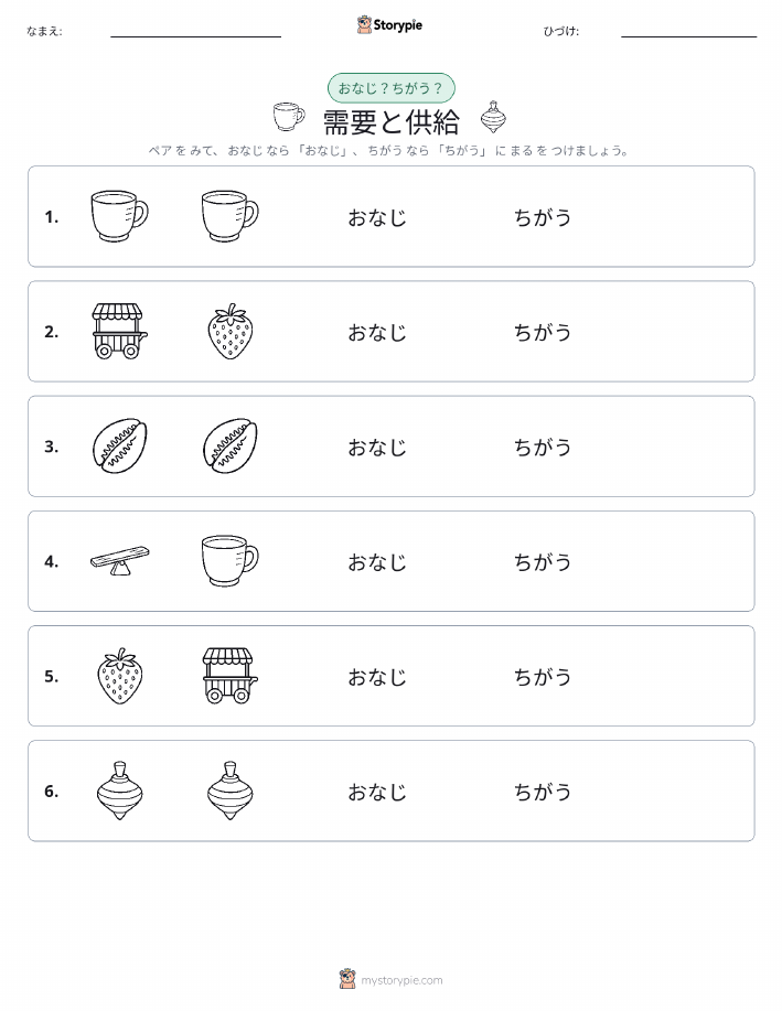 同じか違うか