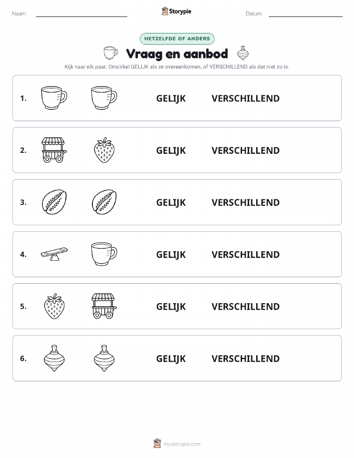Zelfde of Verschillend