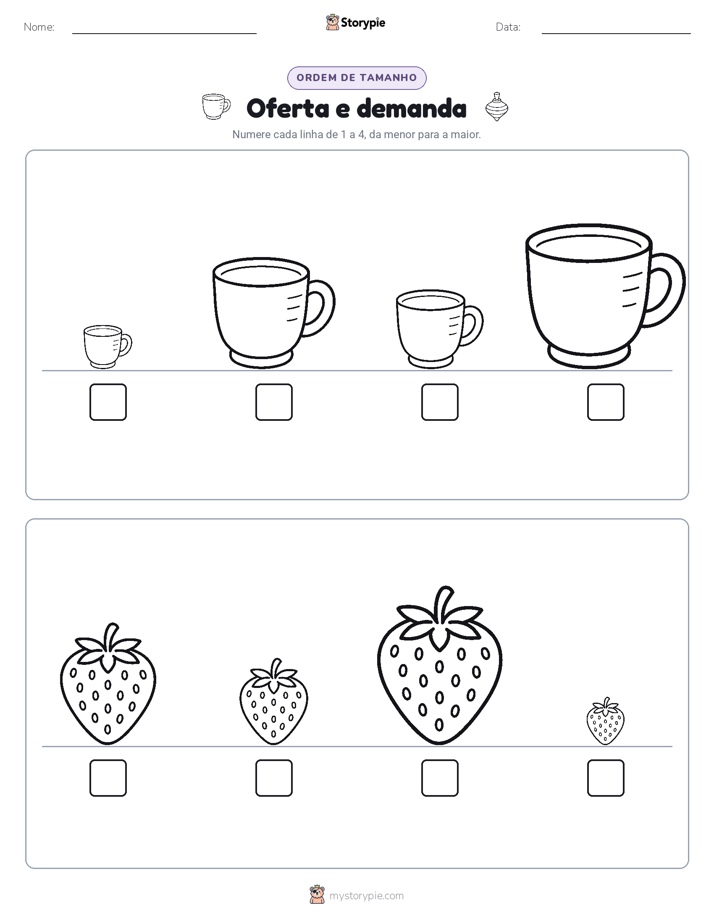 Ordem de Tamanho