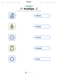 Anteprima della scheda stampabile di Ereshkigal