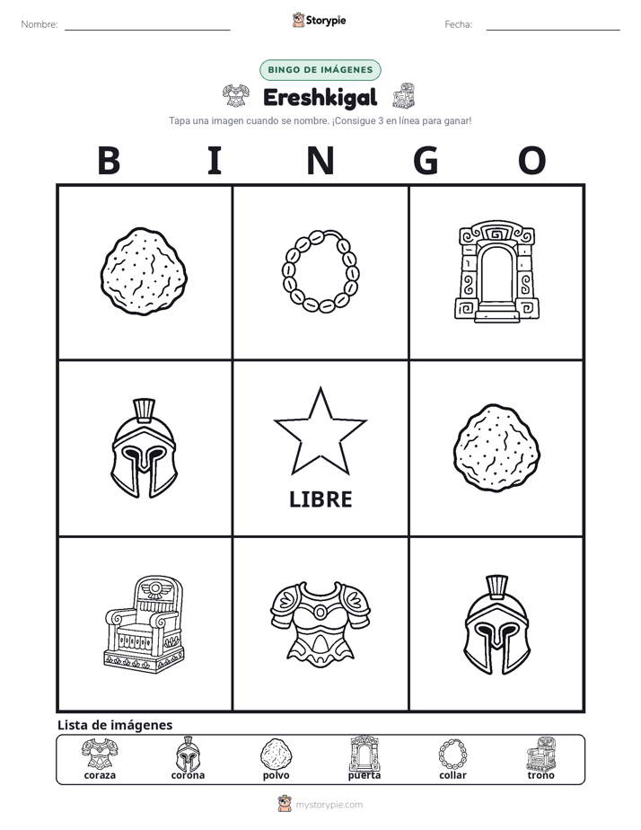 Bingo de Imágenes