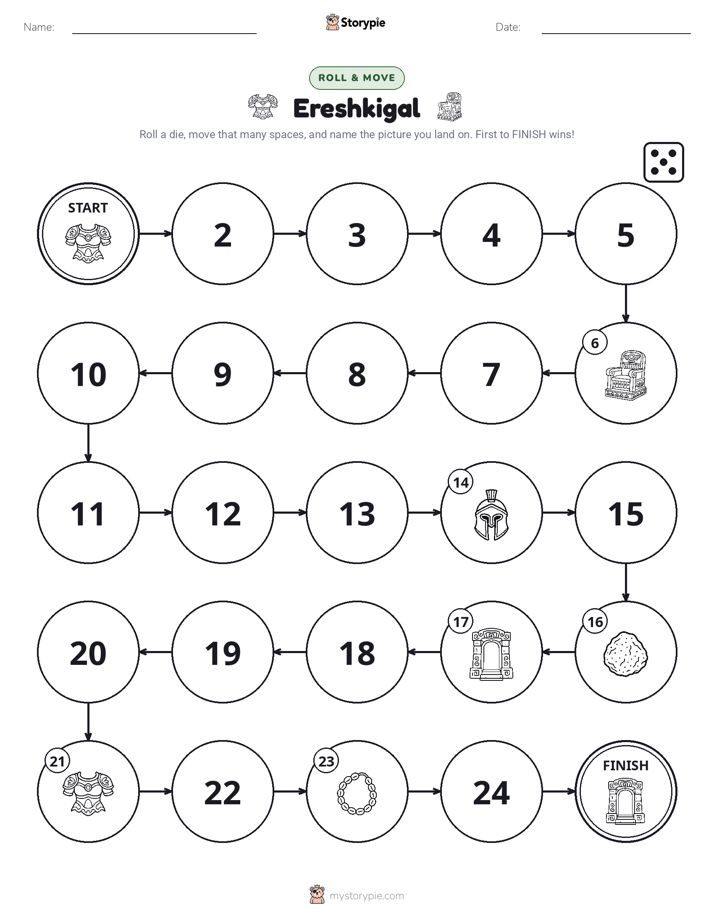 Roll & Move Game