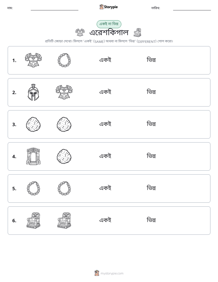 একই বা ভিন্ন