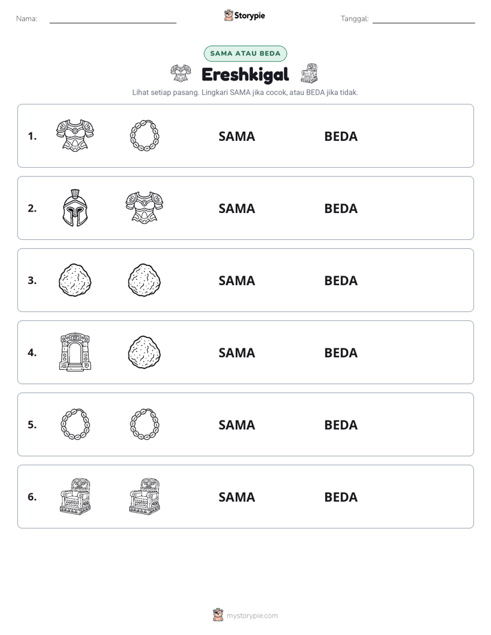 Sama atau Berbeda