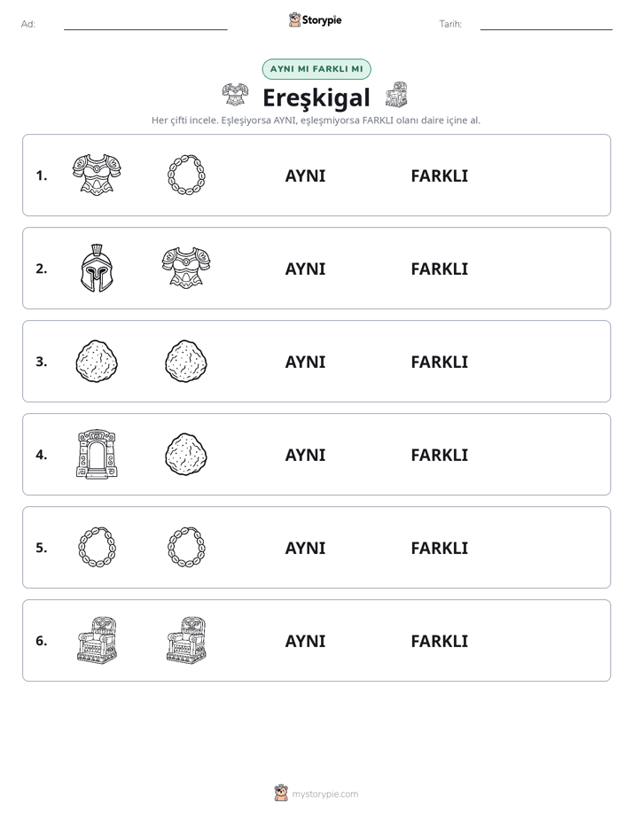 Aynı mı Farklı mı