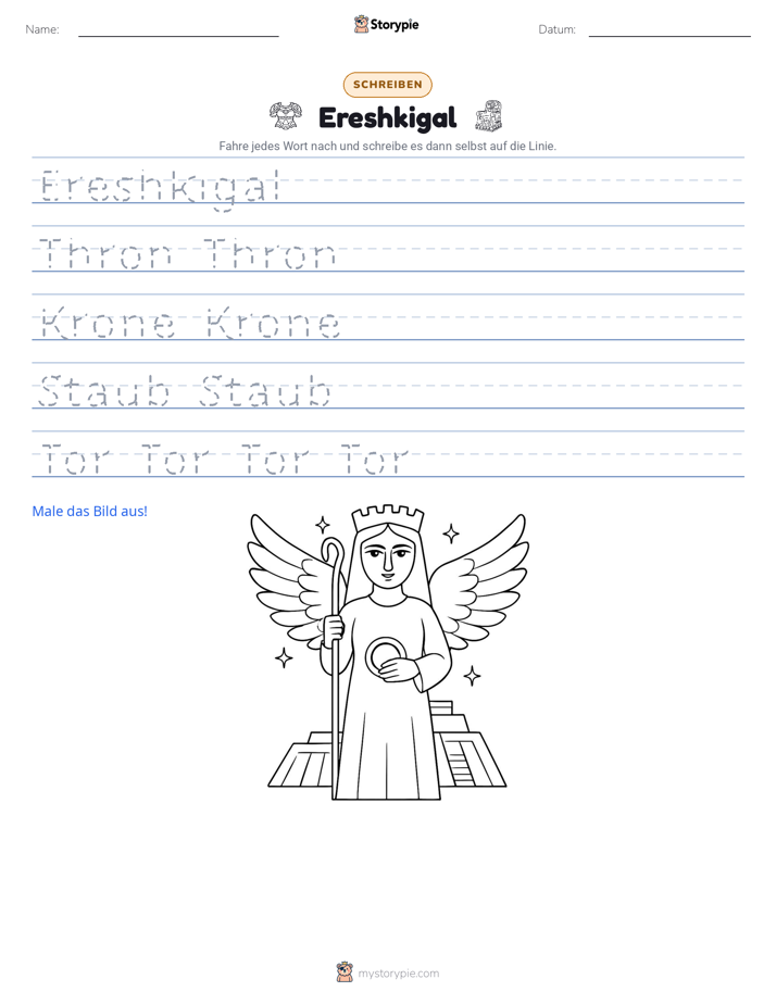 Schreibübung