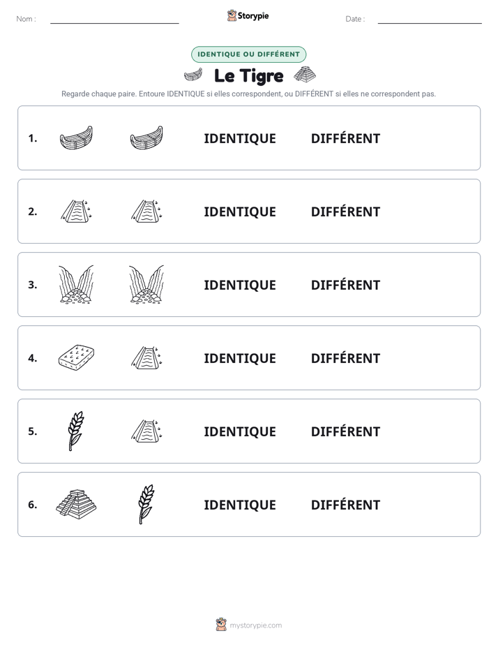 Identique ou Différent
