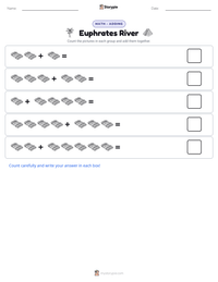 Euphrates River printable worksheet preview