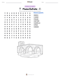 Anteprima della scheda stampabile di Fiume Eufrate