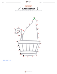 Tutankhamun printable worksheet preview