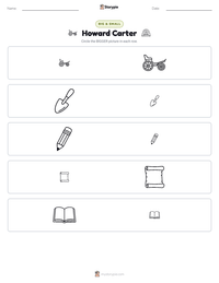 Howard Carter printable worksheet preview