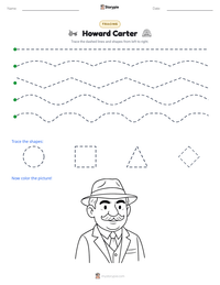 Howard Carter printable worksheet preview