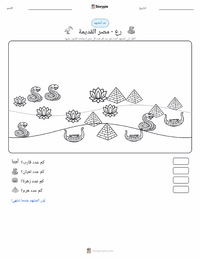 معاينة ورقة العمل القابلة للطباعة رع - مصر القديمة