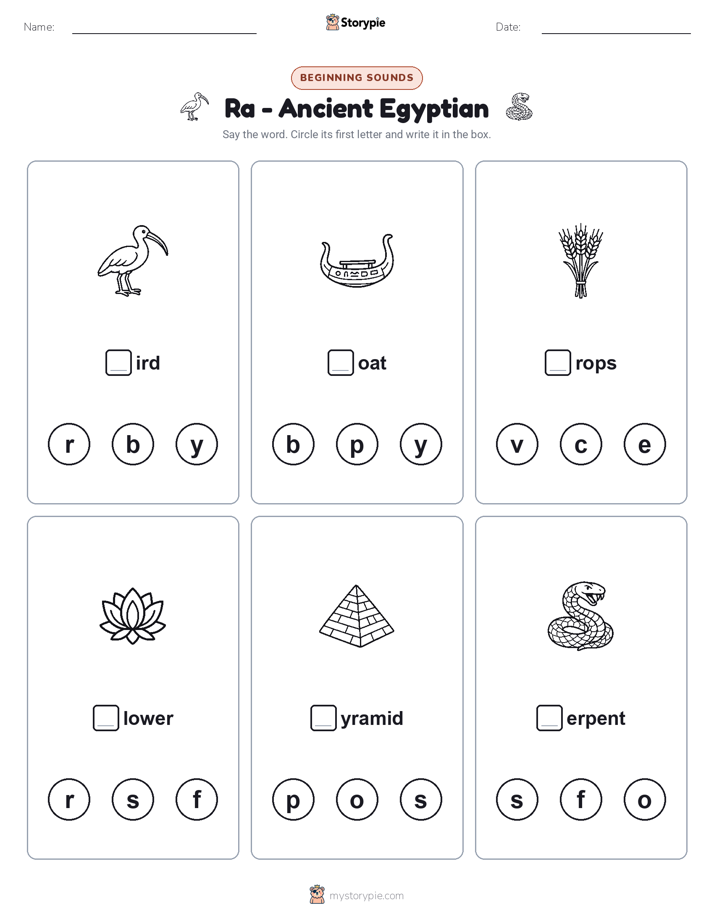 Beginning Sounds