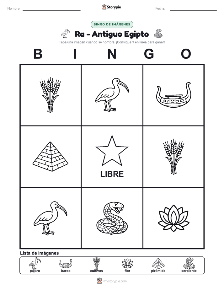 Bingo de Imágenes