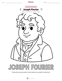 Prabaca lembar kerja cetak Joseph Fourier