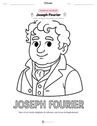 Anteprima della scheda stampabile di Joseph Fourier