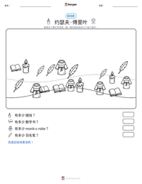 约瑟夫·傅里叶 可打印工作表预览