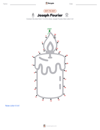 Joseph Fourier printable worksheet preview