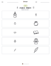 约瑟夫·傅里叶 可打印工作表预览