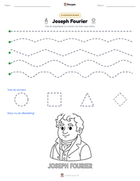 Joseph Fourier afdrukbare werkblad voorbeeld