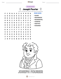 Joseph Fourier afdrukbare werkblad voorbeeld