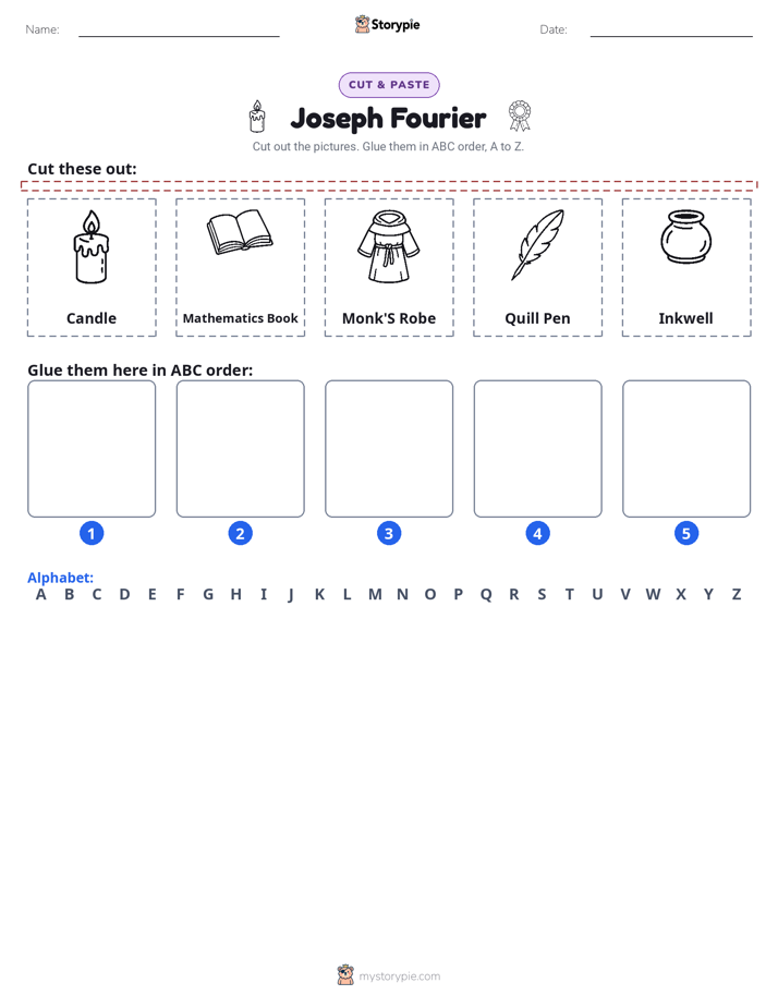 Cut & Paste Alphabet