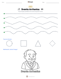 Aperçu de la feuille de travail imprimable Svante Arrhenius