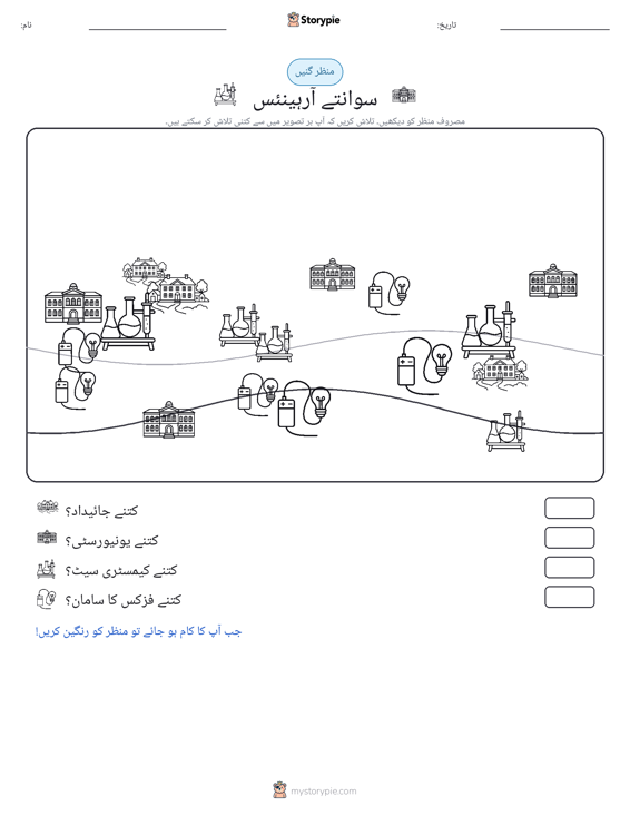 گنتی کا منظر