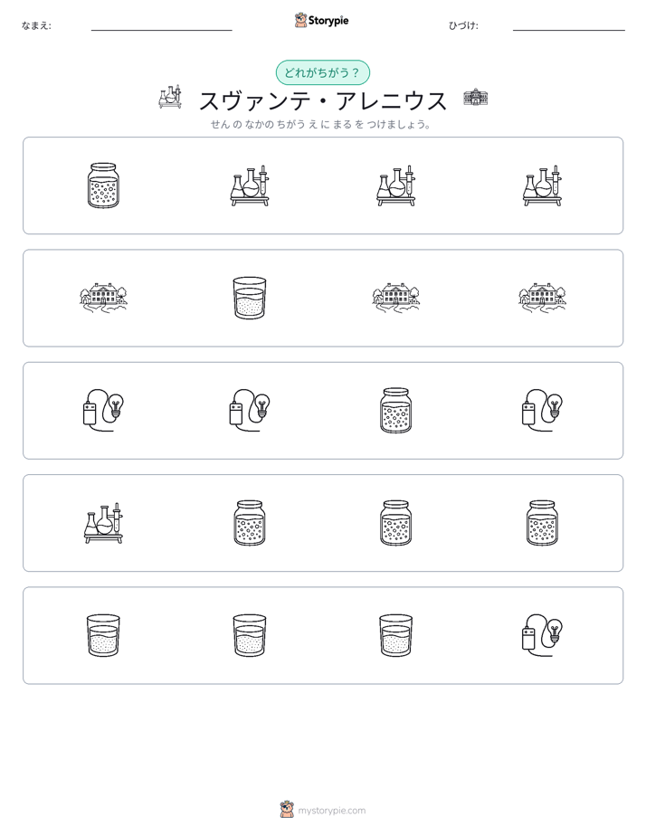 異なるものを見つけよう