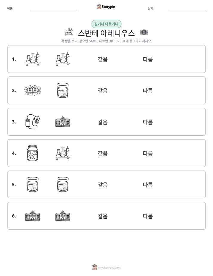 같은 것 또는 다른 것