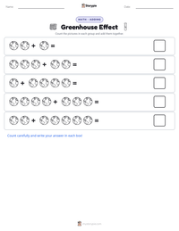 Greenhouse Effect printable worksheet preview