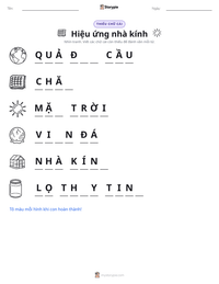 Xem trước tài liệu in sẵn Hiệu ứng nhà kính