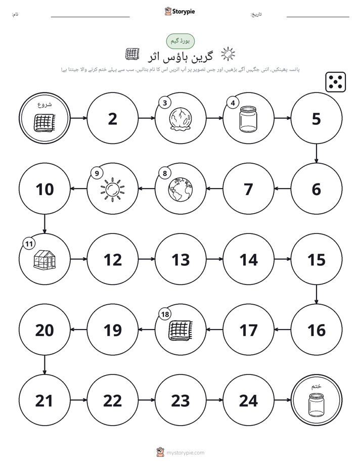 رول اور منتقل کریں کھیل