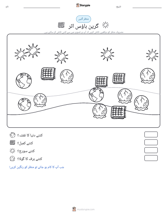 گنتی کا منظر