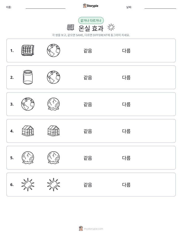 같은 것 또는 다른 것