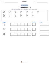 Pharaohs printable worksheet preview