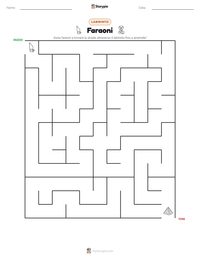 Anteprima della scheda stampabile di Faraoni