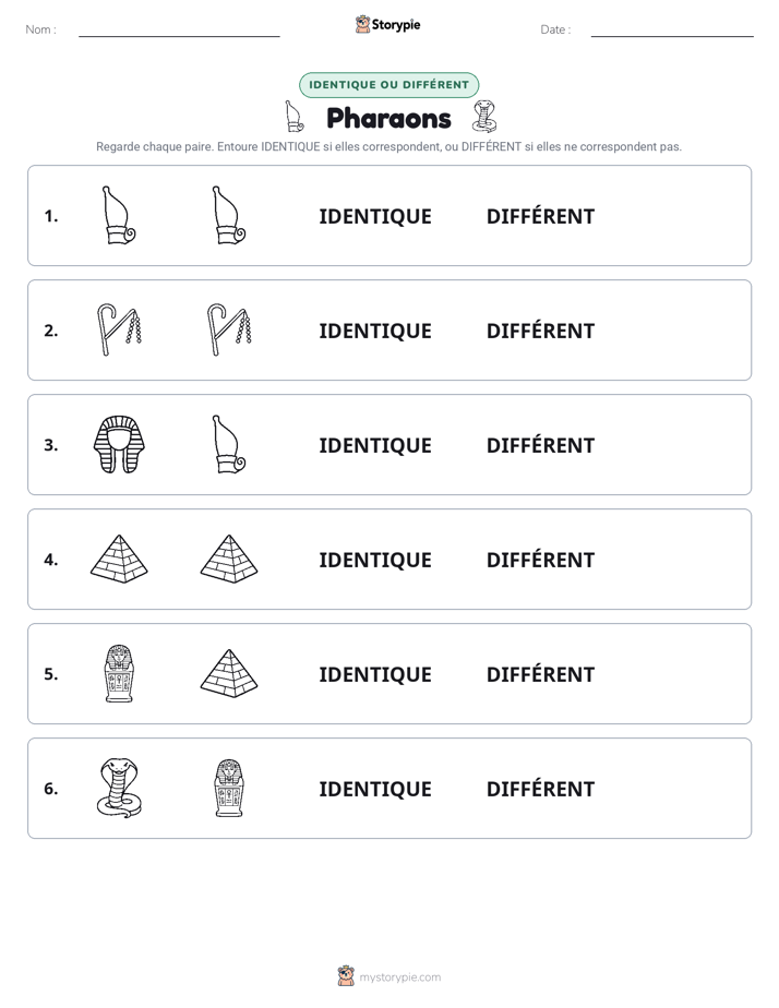 Identique ou Différent