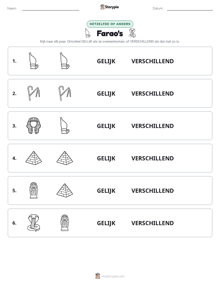 Zelfde of Verschillend