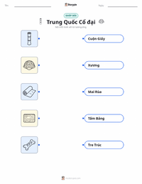 Tài liệu in sẵn Trung Quốc Cổ đại cho trẻ em