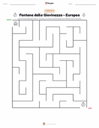 Anteprima della scheda stampabile di Fonte della Giovinezza - Europea