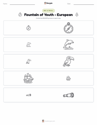 Fountain of Youth - European printable worksheet preview