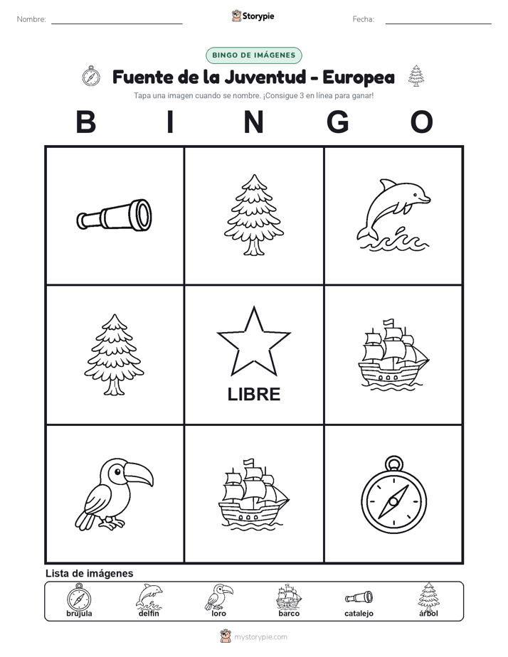 Bingo de Imágenes